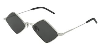 Saint Laurent SL 302 LISA 001 Mens Sunglasses Silver Size 55