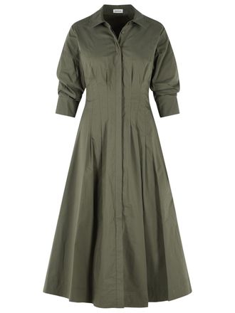 SIMKHAI Vestido Simkhai Jazz De Mezcla De Algod&oacute;n Verde