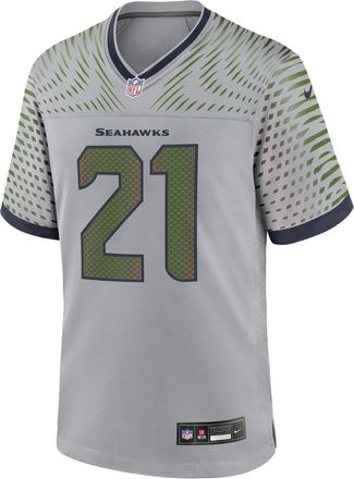Nike Devon Witherspoon Seattle Seahawks Rivalries Collection Mens Nike Mens NFL Game Jersey in Grey | 67NM0G5Y78F-00S