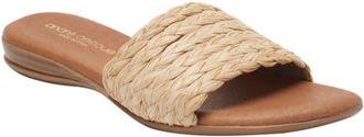André Assous Nahala Slide Sandal in Beige at Nordstrom, Size 10
