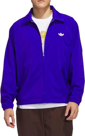 adidas x Mark Gonzales Shmoofoil Jacket in Lucid Blue at Nordstrom Rack, Size Medium