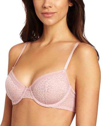 Felina Gianna Semi Demi Unlined Bra In Tea Rose