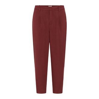Kaffe Pantaloni cropped - - Trousers - Donna - Rosso - S