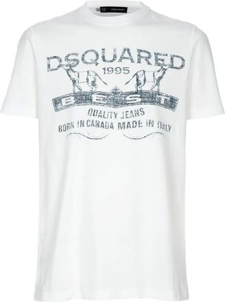 Dsquared2 Printed T-shirt - Bianco