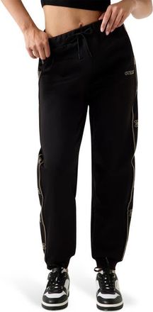 Guess Octavia Rhinestone Joggers in Black at Nordstrom, Size X-Small