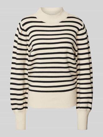 Vero Moda Strickpullover mit Turtleneck Modell FONNY in Offwhite, Gr&ouml;&szlig;e M