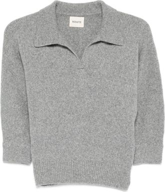 Khaite Herve Cashmere Polo Shirt