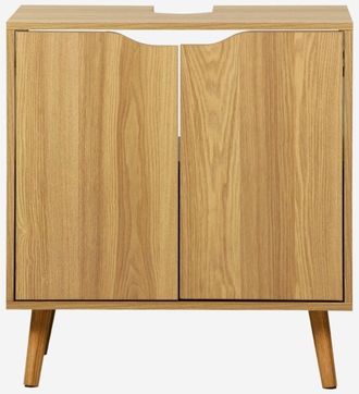 Sweeek Mueble Bajo Lavabo Vintage Decorado En Madera