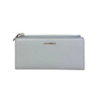 Coccinelle Wallets & Cardholders, female, Gray, Size: ONE SIZE Metallic Soft Wallet