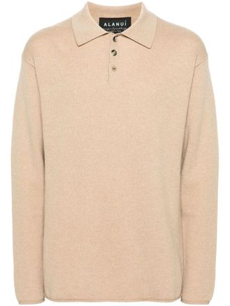 Alanui Geribbelde polotop - Beige