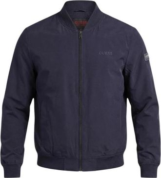 Guess Blazer met ritssluiting en voorzakken - Heren - Bomber jackets - Blauw - M - Jassen