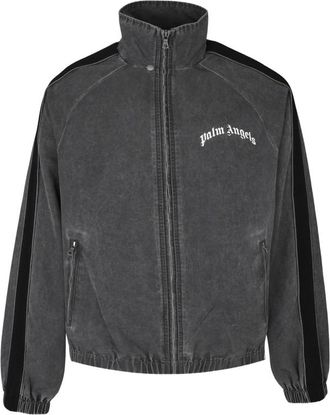 Palm Angels Curved Logo Windbreaker