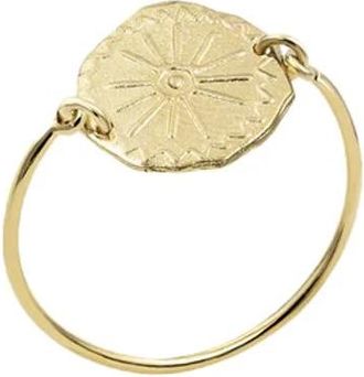 Ines De La Fressange Lutece Sunburst Ring - Dames - Ringen - Geel - 50 MM - Accessoires
