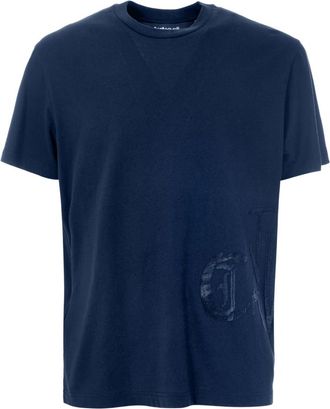 Just Cavalli T-shirt - Heren - T-shirts - Blauw - XL - Katoen - Tops
