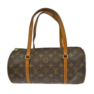 Louis Vuitton Papillon Handbag Monogram Canvas Brown Canvas Handbag (Pre-Owned)