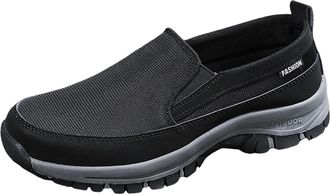 Generic Mens Womens Slip On Trainers Casual Shoes Running Tennis Sports Training Nordic Walking Athletic Fitness Fashion Sneakers Lightweight Breathable A Mus