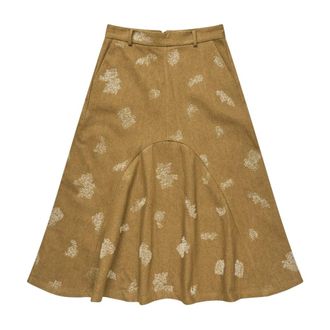 Munthe Falda Ravn - Skirts - Mujer - Marr&oacute;n - L
