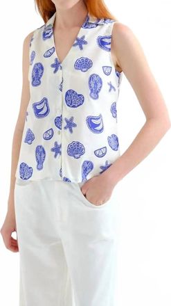 Compa&ntilde;&iacute;afant&aacute;stica Lobster Dinner Top In White Multi