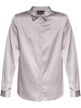 Emporio Armani satin shirt - Grey