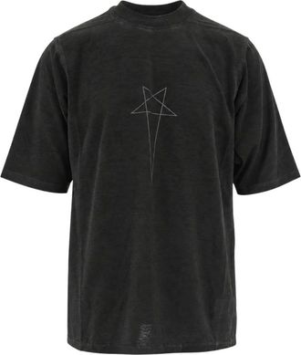 Rick Owens Jumbo SS T - Tops - Hombre - Negro - XS