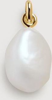 Monica Vinader Gold Baroque Pearl Pendant Pearl
