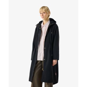 Hunter Original Parka Womens Black Rain Parkas Polyamide - Size Medium