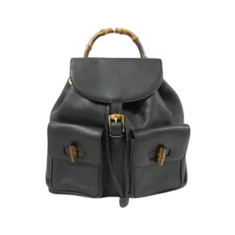 Gucci Pre-owned Backpacks, female, Black, Size: ONE SIZE Pre-owned Backpack