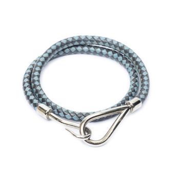 Herm&egrave;s Braided Jumbo Hook Double Tour Bracelet armband