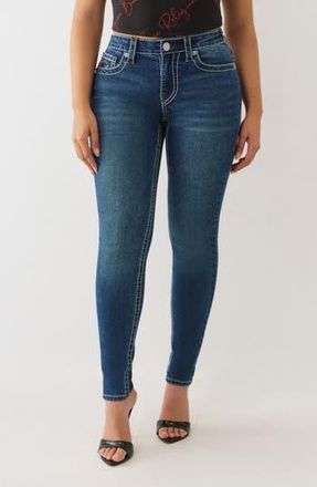 True Religion Jennie Big T Skinny Jeans in Medium Rustic Barn Wash at Nordstrom Rack, Size 28