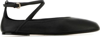 Co Ballerine in pelle - Nero