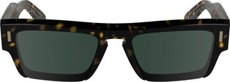 Calvin Klein Zonnebril Ck 24532S Kleurcode 235 - Heren - Zonnebrillen - Bruin - 54 MM - Accessoires