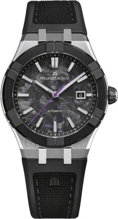 Maurice Lacroix Aikon-IC Frozen Carbon - Heren - Horloges - Paars - ONE Size - Accessoires
