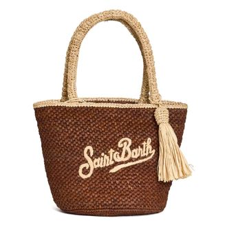 MC2 Saint Barth Semi-structured Handbag - female - MC2 Saint Barth - Handbags - Brown - ONE SIZE - Bags