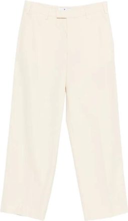 Pantaloni Torino Straight Trousers, female, Beige, Size: XL Wide Trousers