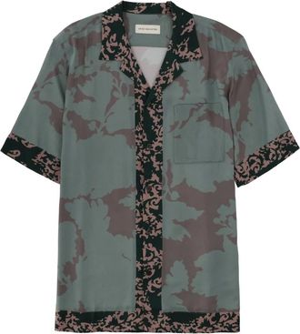 Dries Van Noten Heren, Overhemden, Groen, Maat: XL