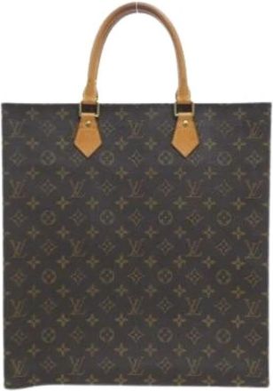 Louis Vuitton Pre-owned Vintage Canvas Tote Bag - Dames - Vintage Shopper - Bruin - ONE Size - Vintage