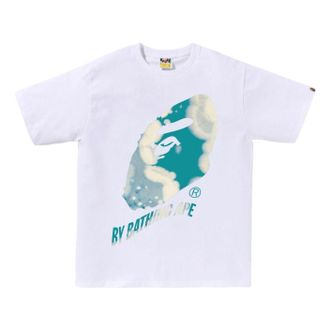 A Bathing Ape Tie Dye Twist By Bathing Ape T-Shirt White 1L30-110-043-WHT