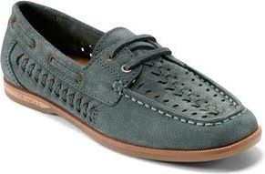 Earth Wishing Boat Shoe in Medium Green at Nordstrom Rack, Size 7.5