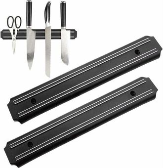 OEM Soporte Magn&eacute;tico Para Cuchillos, 2 Piezas, 38 Cm, Barra Magn&eacute;tica Para Cuchillos, Barra De Herramientas, Soporte Magn&eacute;tico Para Cuchillos, Soporte De