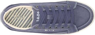 Taos Womens Moccasins Star 2 In Indigo Distressed Canvas