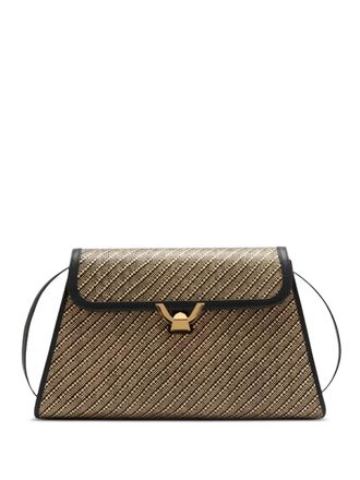 Coccinelle Dew grote schoudertas - Beige