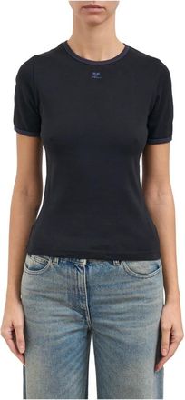 Courrèges Donna, Top, Nero, S, new