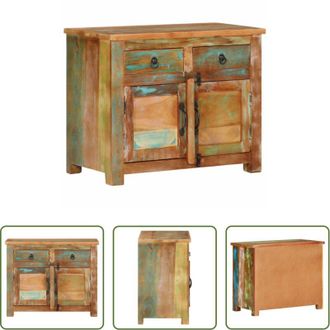 vidaXL Legno massello di recupero - Credenza 68x35x55 cm in Legno Massello di Recupero