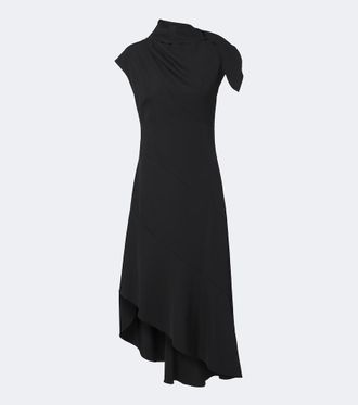 Proenza Schouler Vestido midi asim&eacute;trico Elodine drapeado