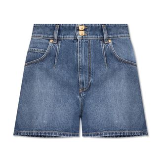 Moschino Mujer, Pantalones cortos, Azul, Talla: S
