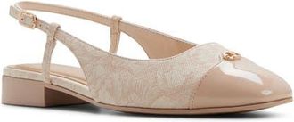 Aldo Maree Slingback Cap Toe Pump in Barely Pink at Nordstrom, Size 8.5