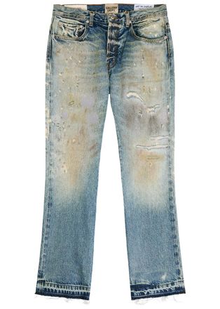 Gallery Dept. Greased 646 Flared-leg Jeans - Indigo - 34 (W34 / L)