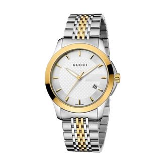 Gucci Accessoires, Heren, Grijs, ONE Size, Ya 126409 G-Timeless Horloge