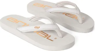 Animal Logo Flip Flops in Gray And Gold at Nordstrom, Size 10