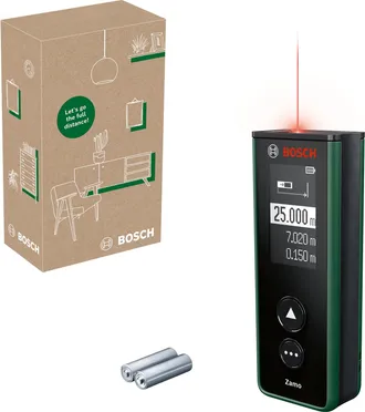 Bosch Zamo Basic E Tel&eacute;metro L&aacute;ser Negro Verde 25m